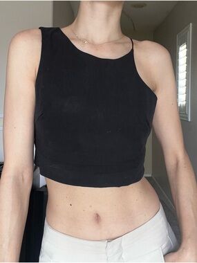 Zara asymmetrical crop top NWOT Free with a purchase